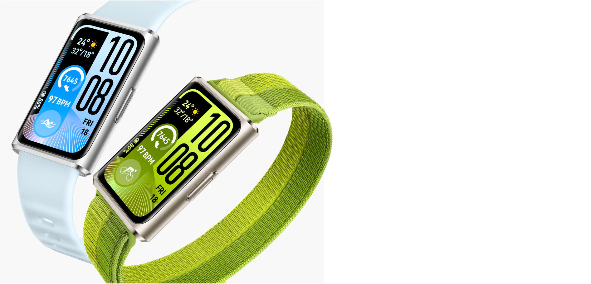 HUAWEI Band 11 Pro, голубой и зелёный