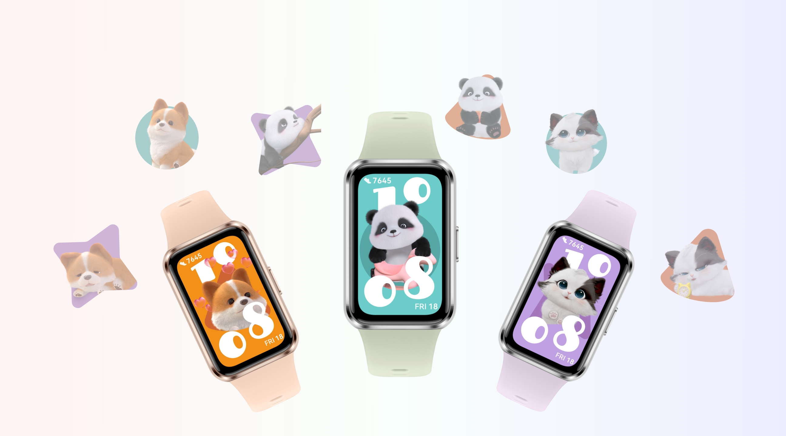 Watch faces with cute pets