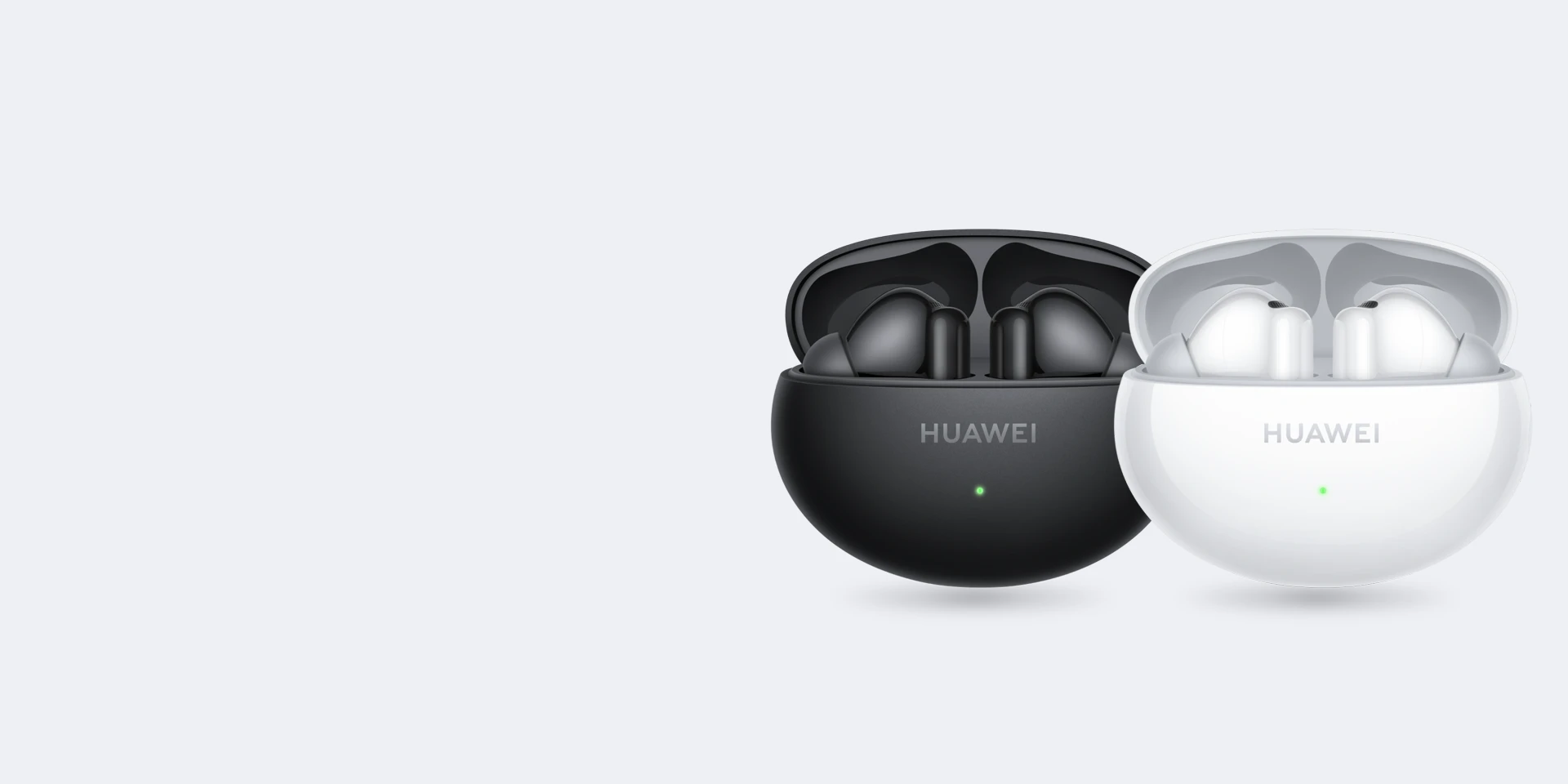 Qora va oq HUAWEI FreeBuds 6i g‘iloflari