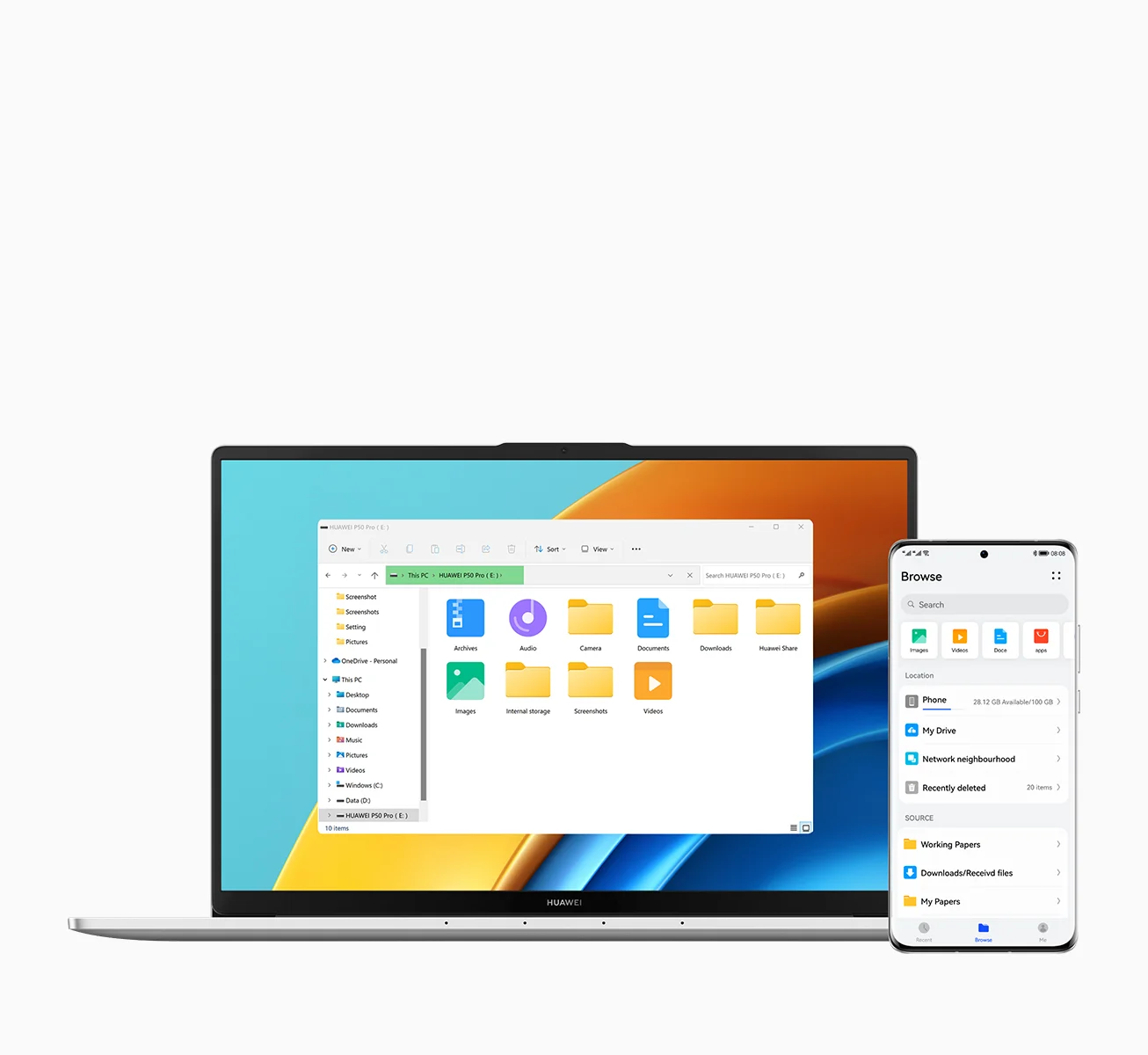 Noutbukdan smartfonga fayl uzatish