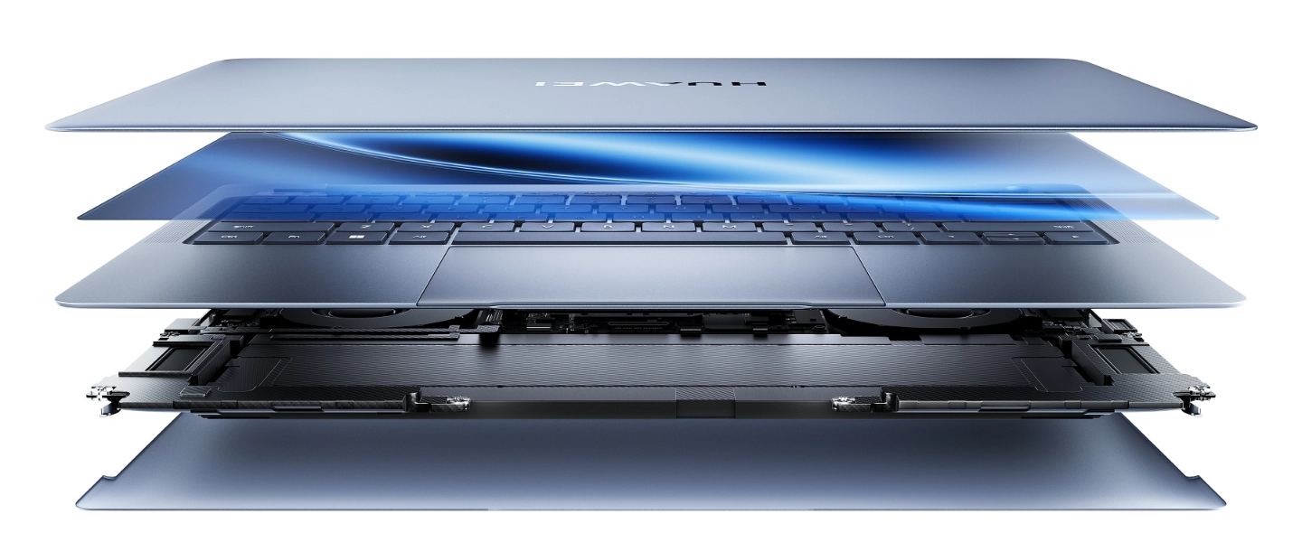 Inside the laptop
