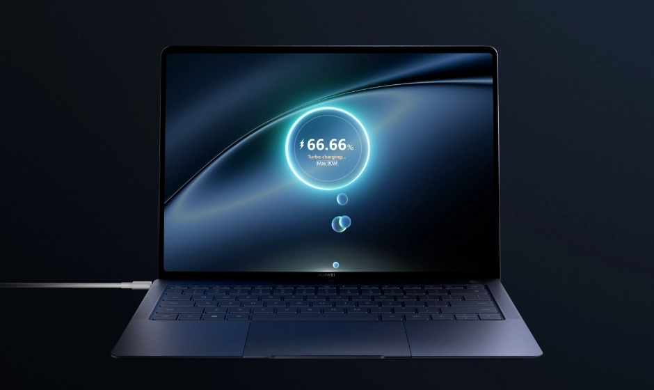 The laptop charging