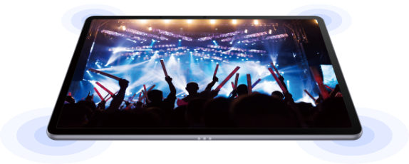 Konsert video planshetda