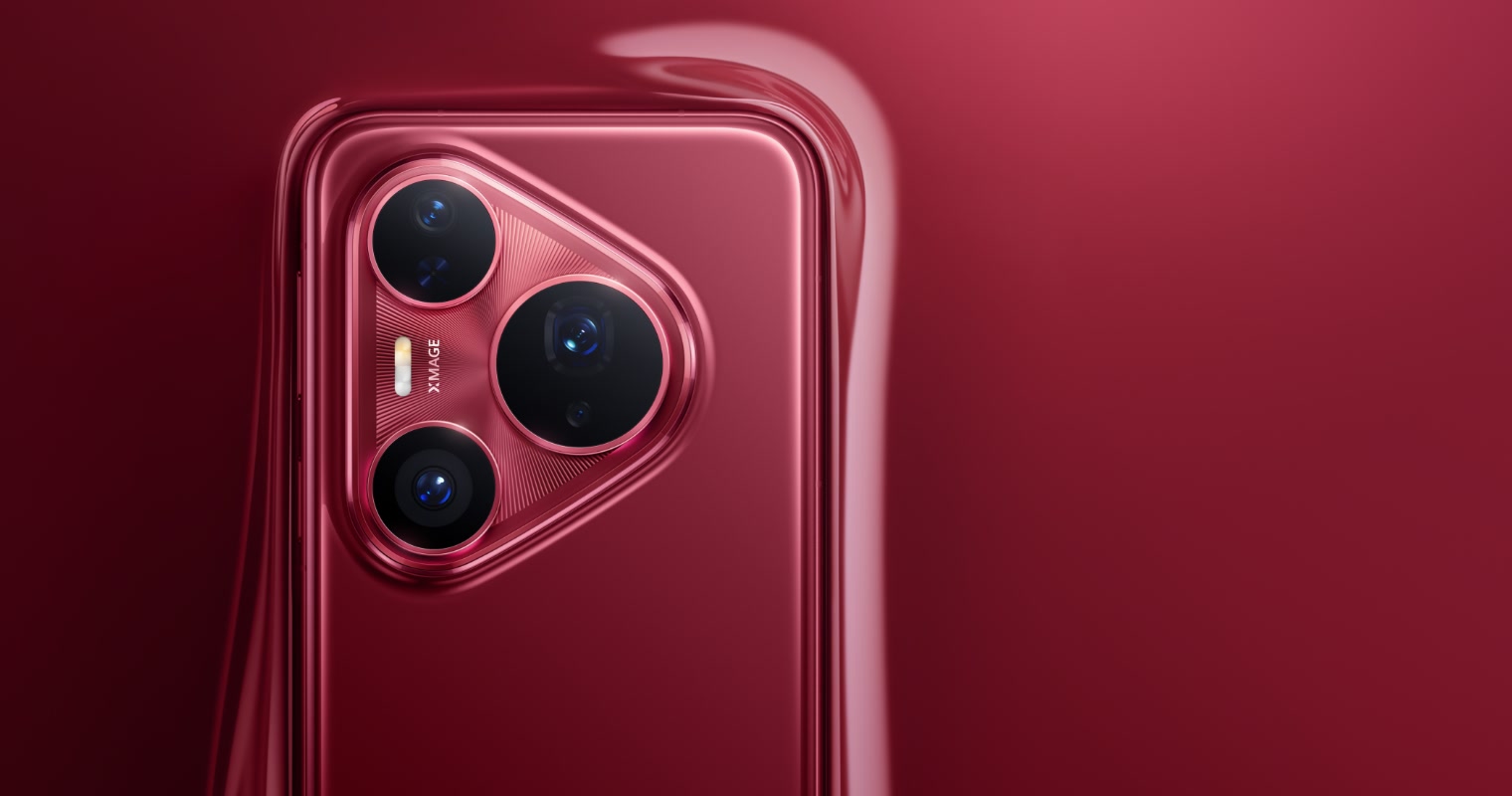 HUAWEI Pura 80 Pro, глянцевый красный, модуль камеры