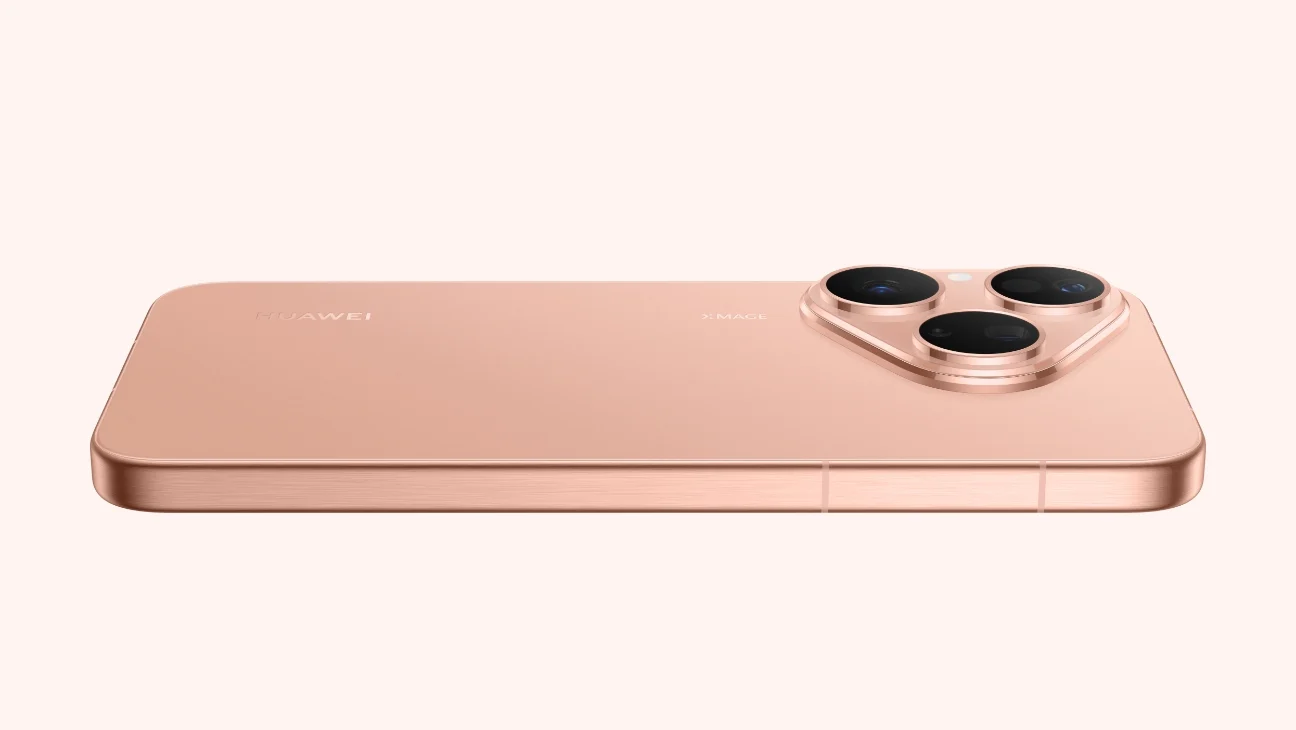Oltin HUAWEI Pura 80 yon tomondan