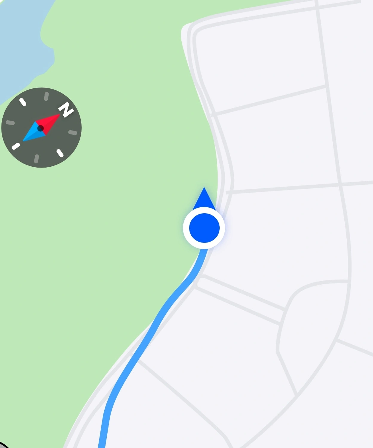 A colour route map