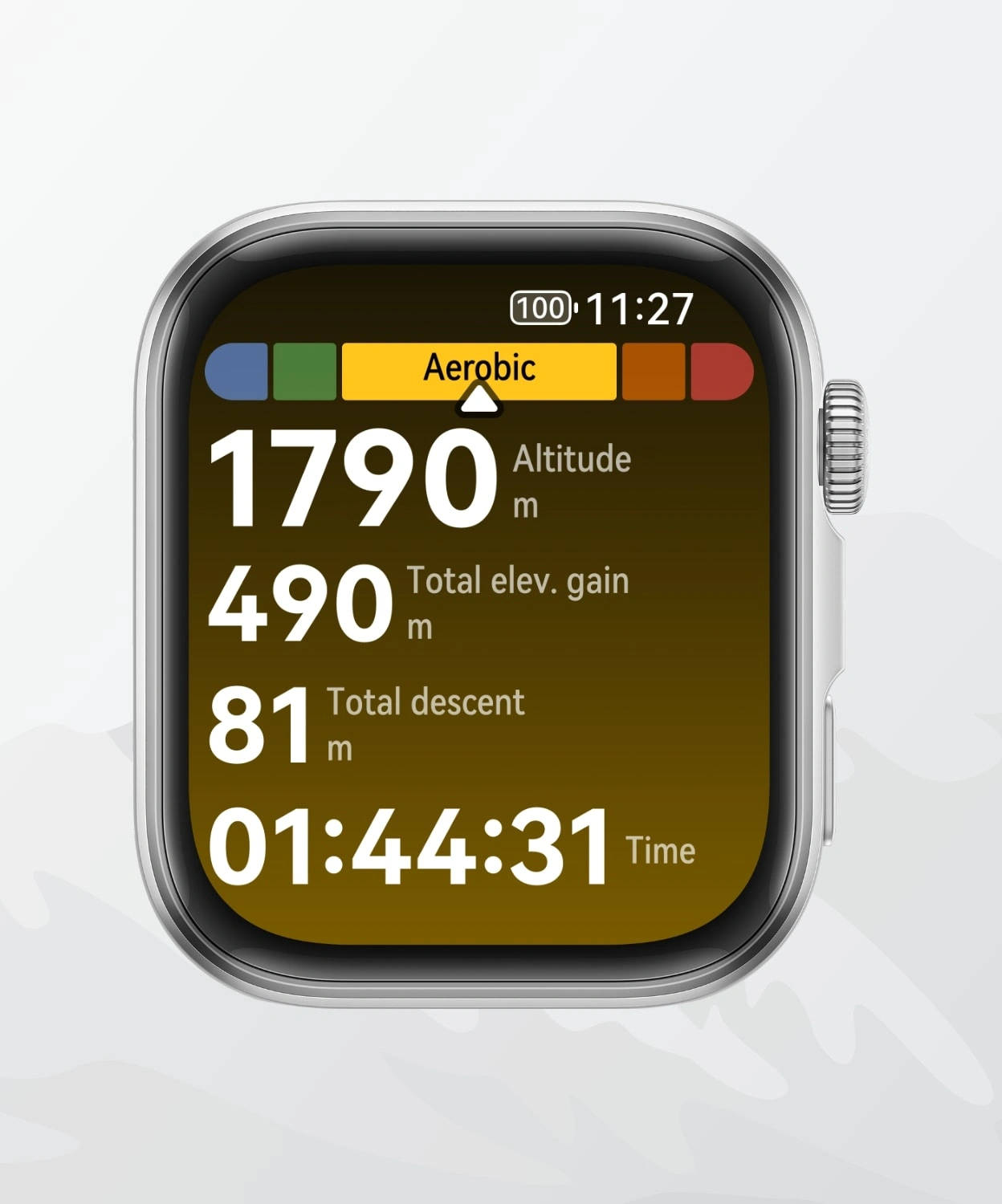 Altitude and elevation data