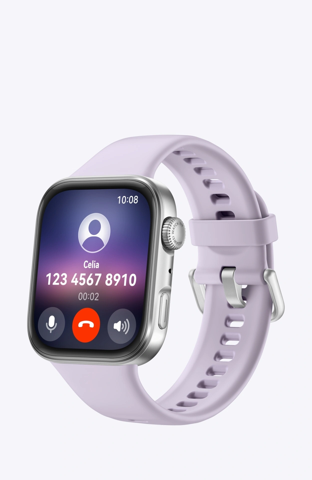 An incoming call on the watch