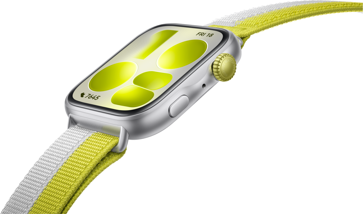 Silver HUAWEI WATCH FIT 5 from the side