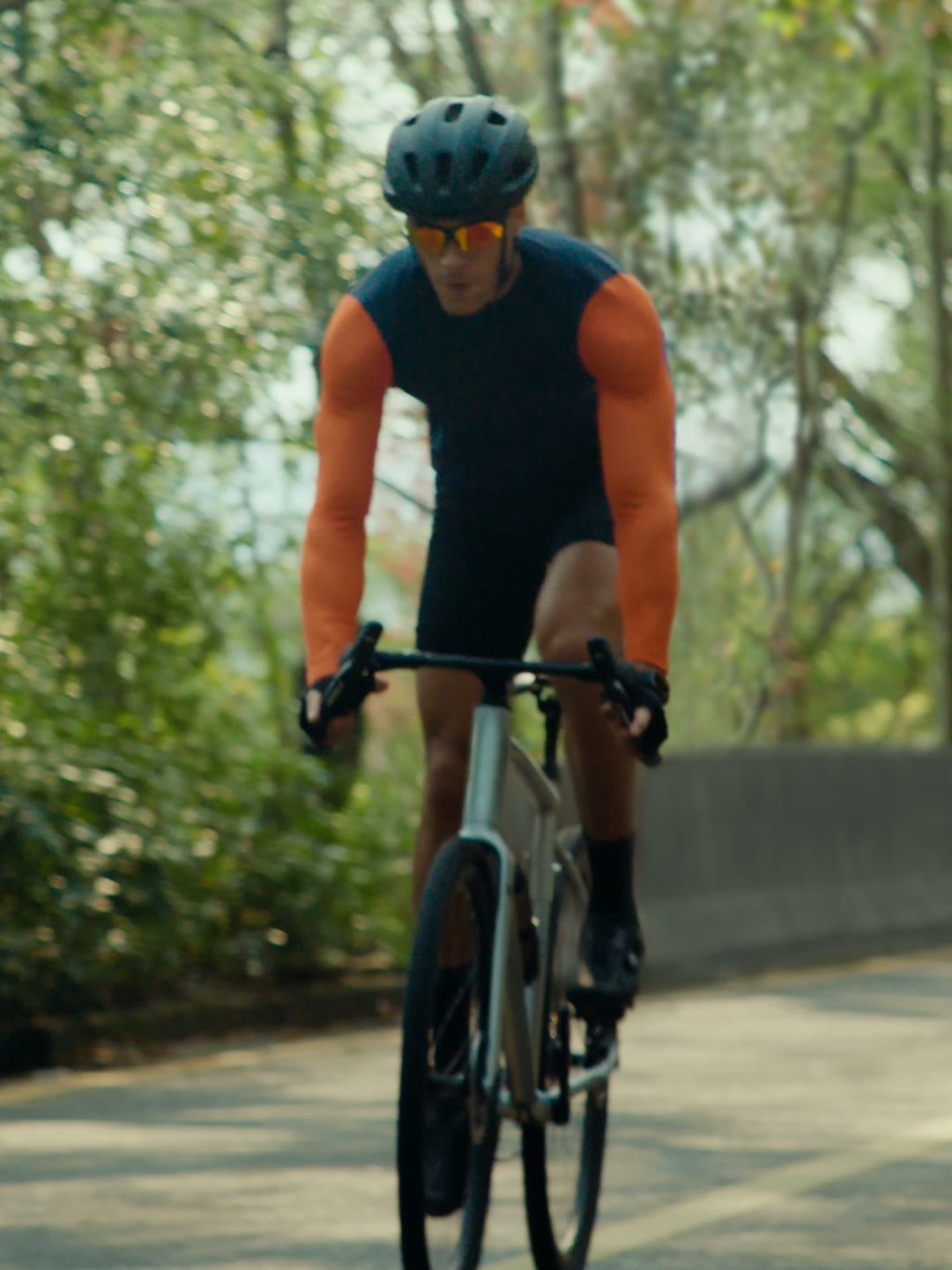 A cyclist